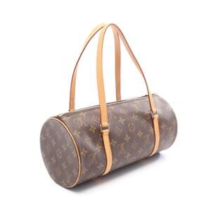Louis Vuitton Canvas Monogram Leather Papillon Brown Handbag